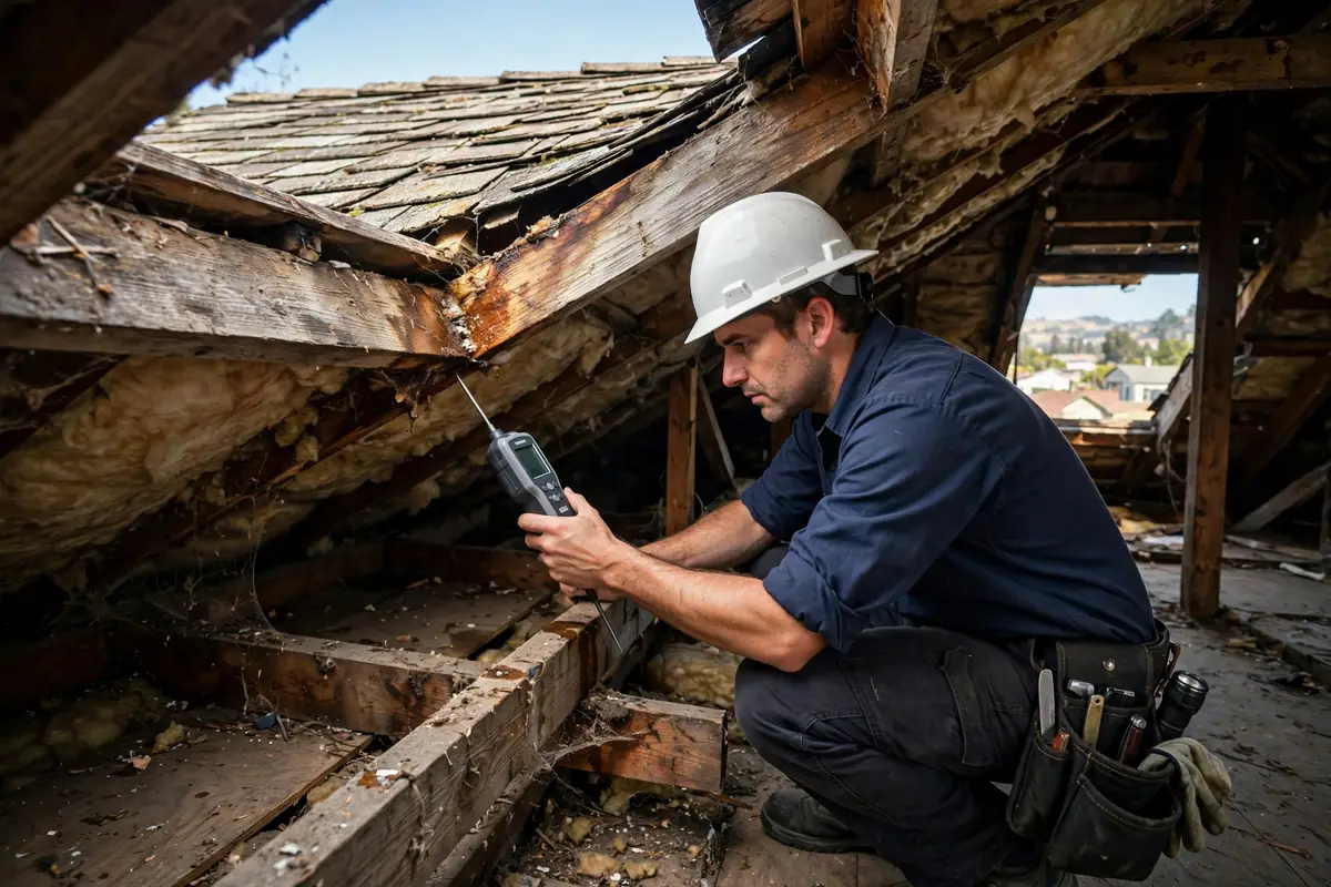 Reparación de filtraciones de techo en Levittown, NY