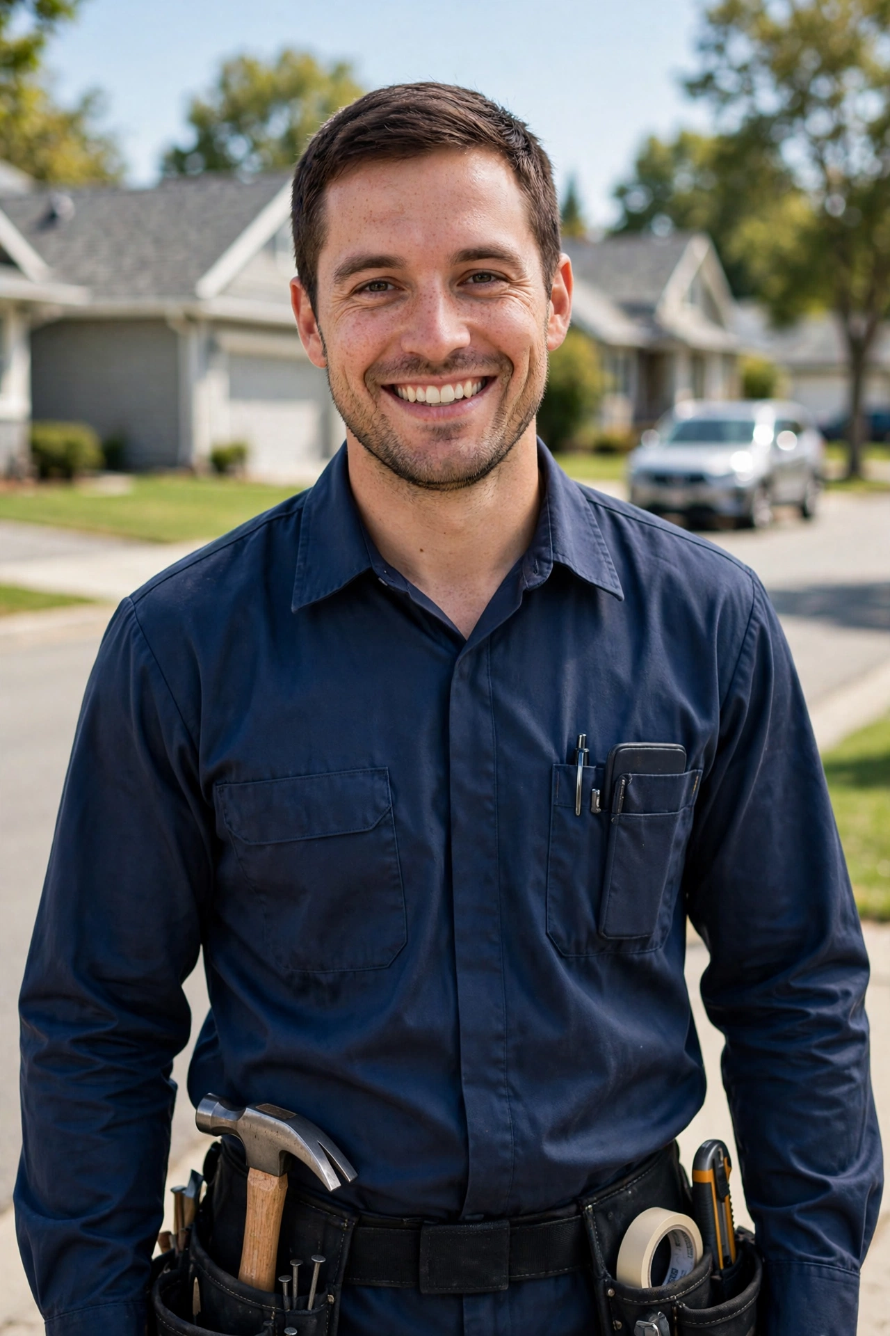 Friendly roofing crew from Roof Leak Repair Plus in Levittown, NY