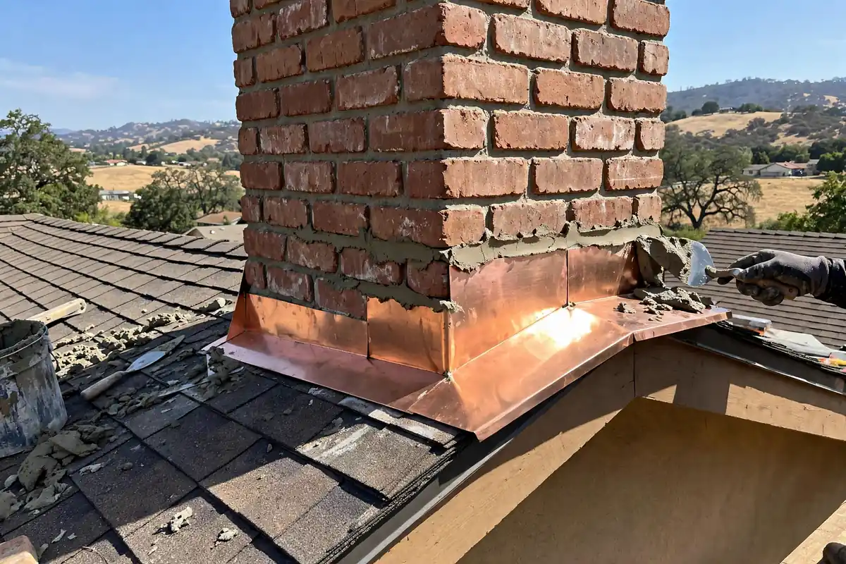 Reparación de filtraciones en valle del techo en Levittown, NY